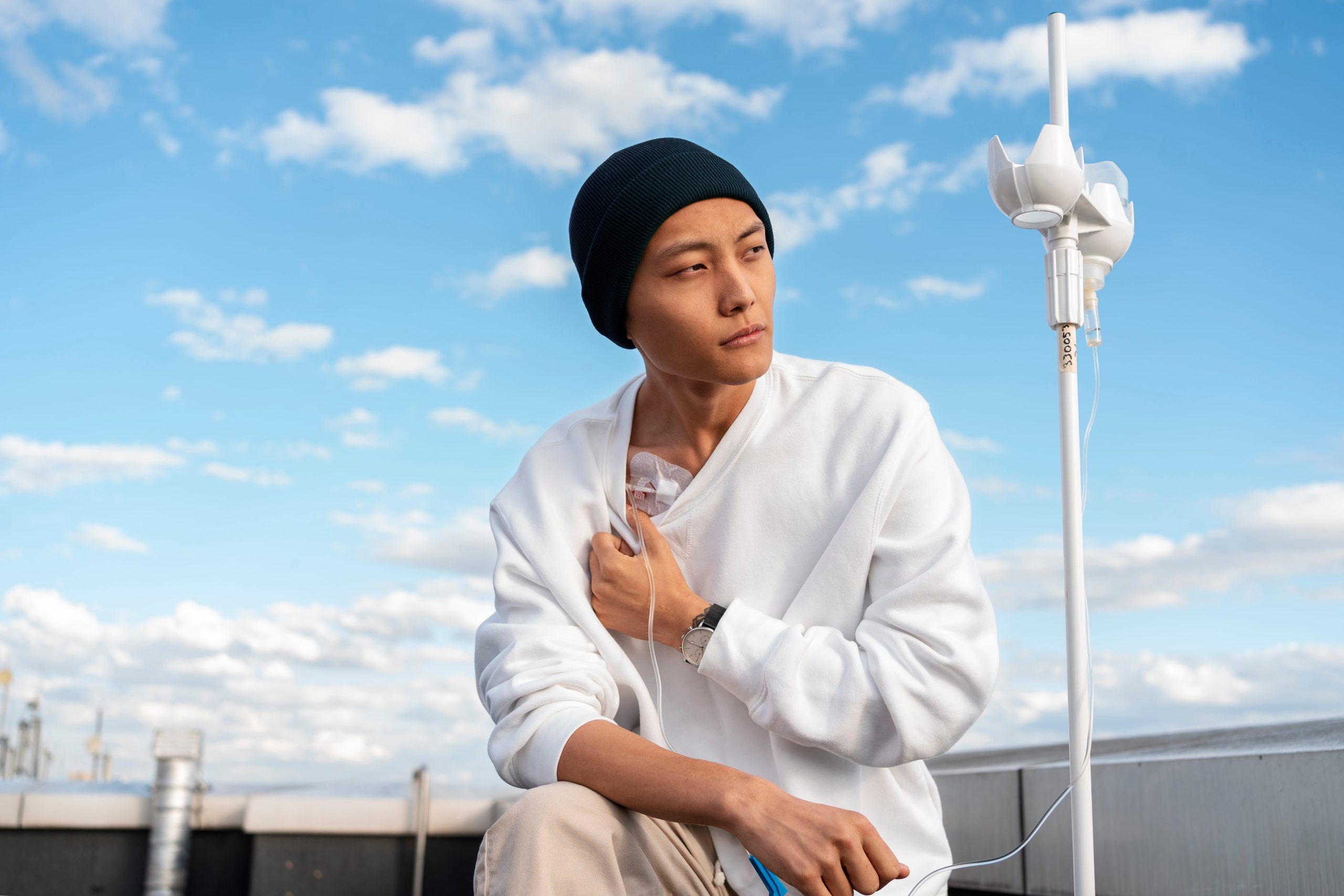 Pacient în fază avansată de glioblastom monitorizat la consultație în București